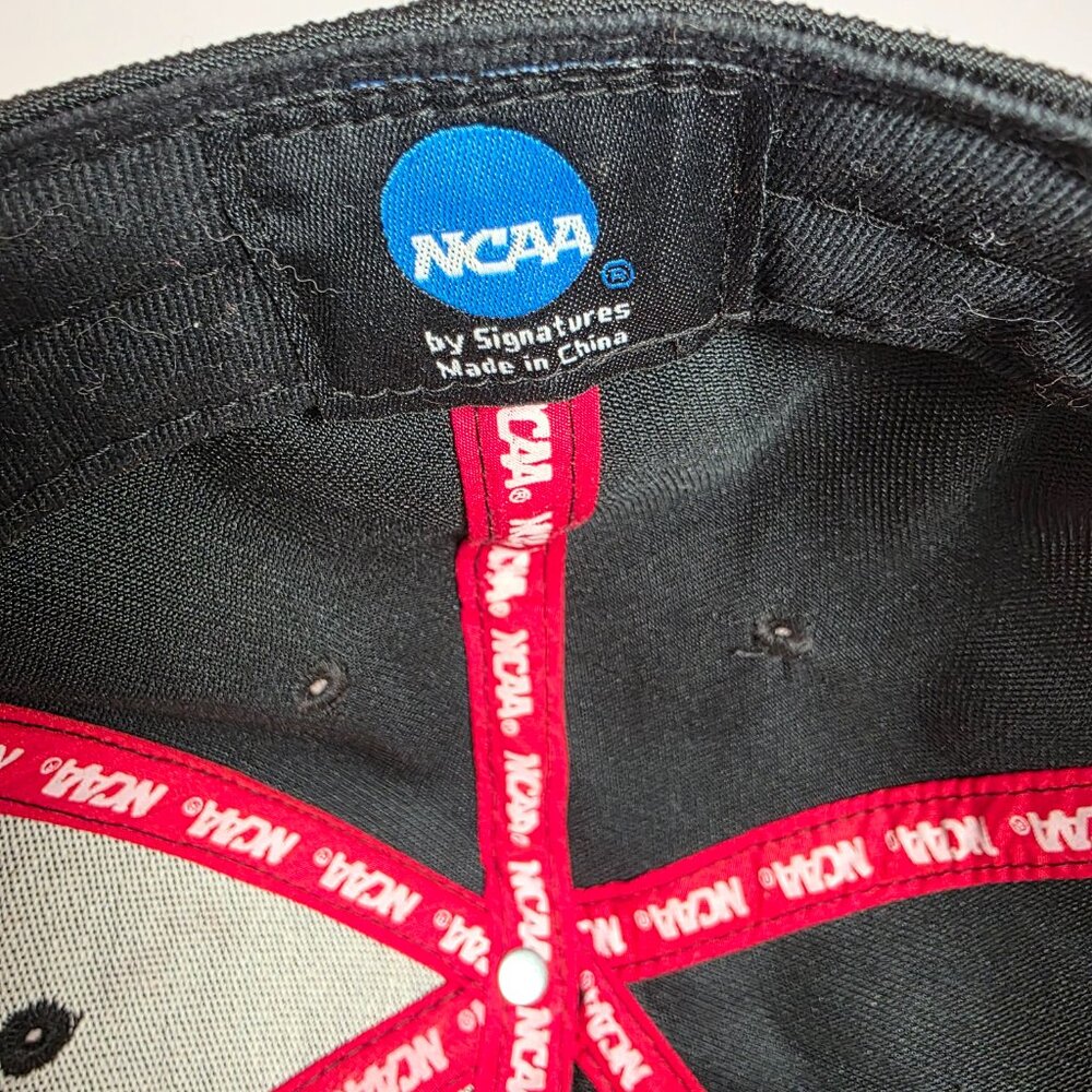 NC State Wolfpack Hat – NCAA Licensed – Black & Red Adjustable Baseball Cap - Picture 5 of 10